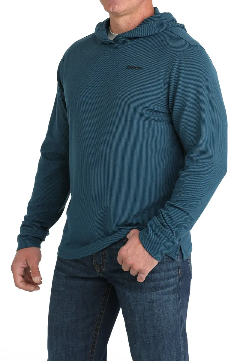 Mens Navy Lightweight Hoodie 1