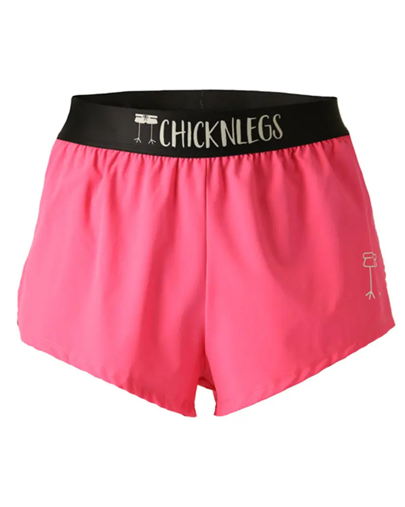 Men's Neon Pink 2" Split Shorts 1