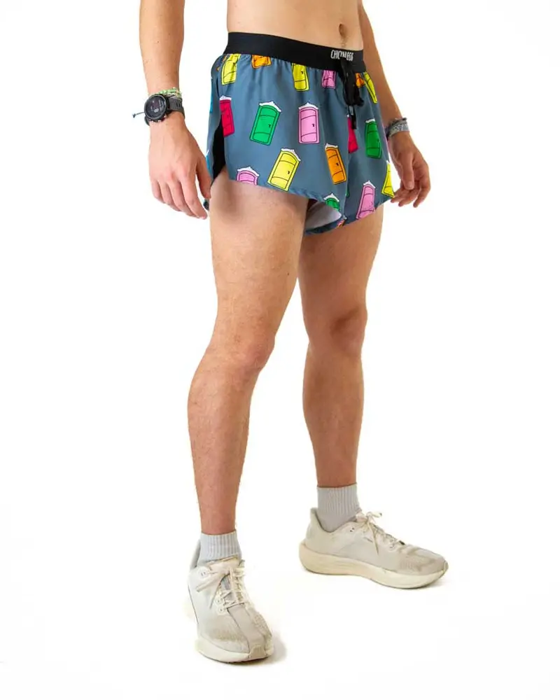 Men's Porta Potty 2" Ds Split Shorts 4
