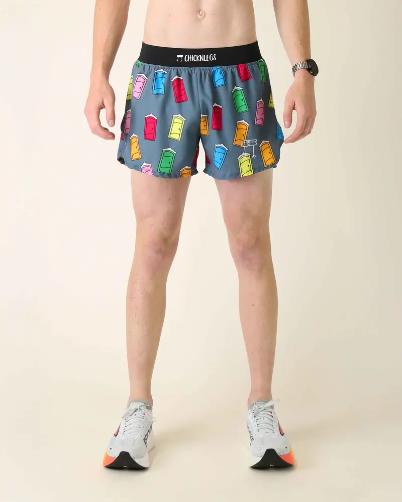 Men's Porta Potty 4" Half Split Shorts 1