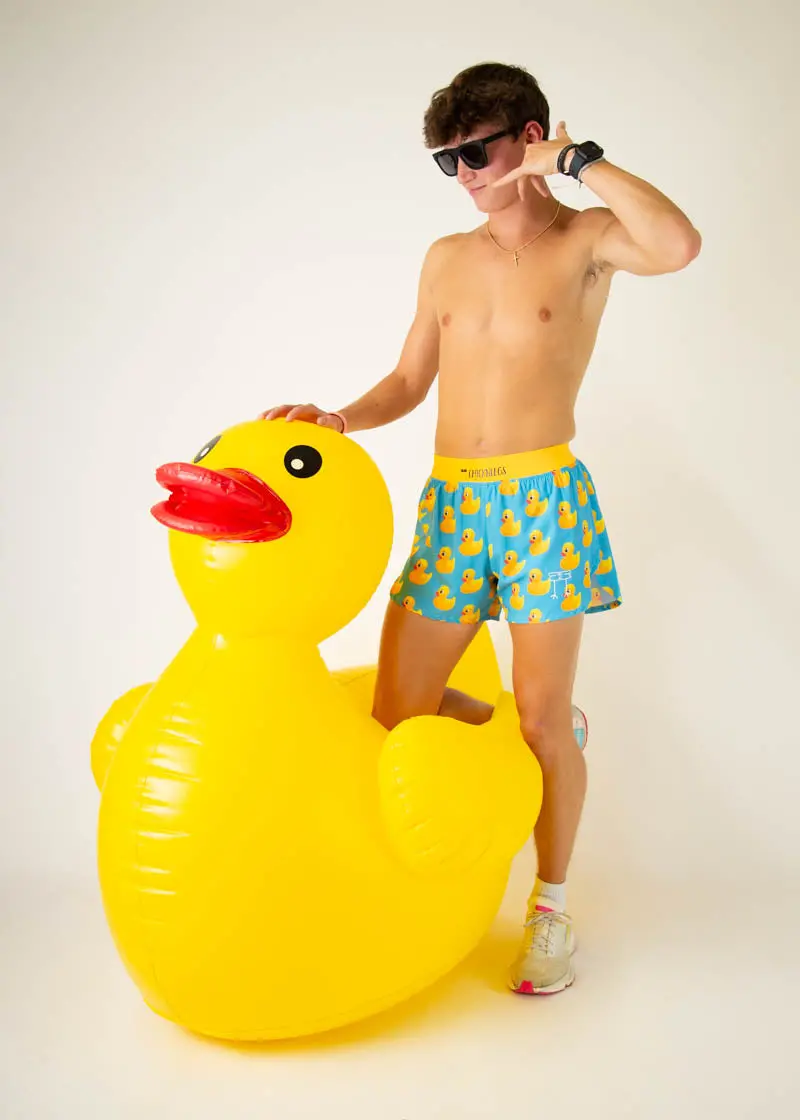Men's Rubber Ducky 4" Half Split Shorts 5