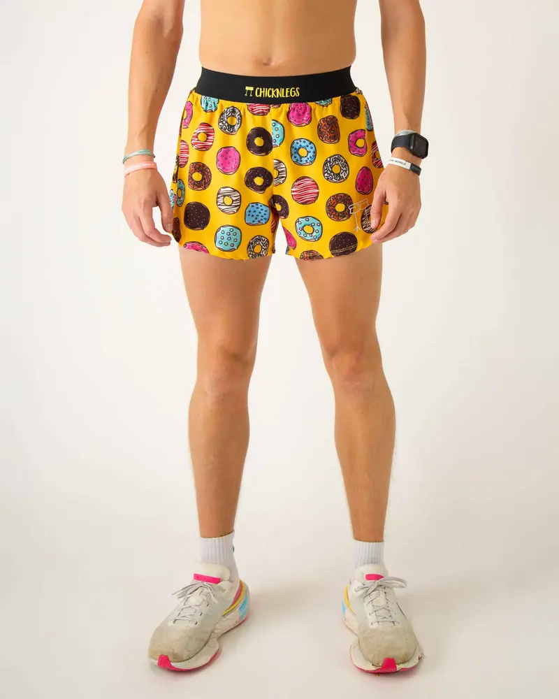 Men's Salty Donuts 4" Half Split Shorts 1