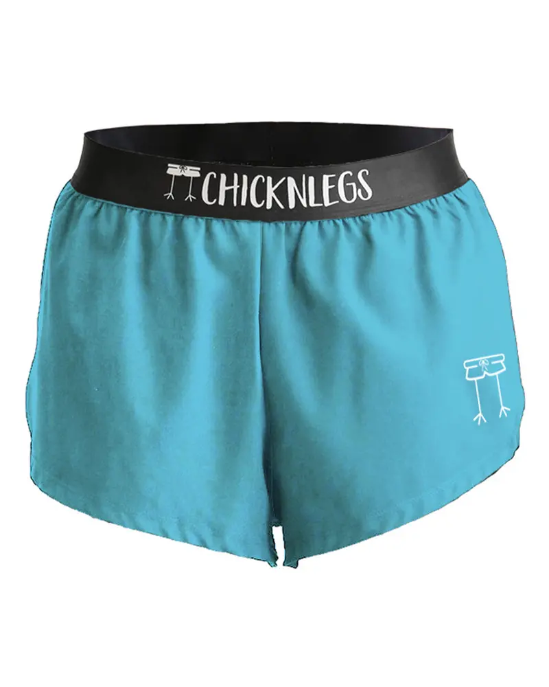 Men's Sky Blue 2" Split Shorts 1