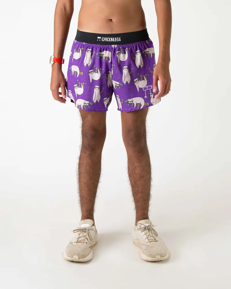 Men's Sloths 4" Half Split Shorts 1