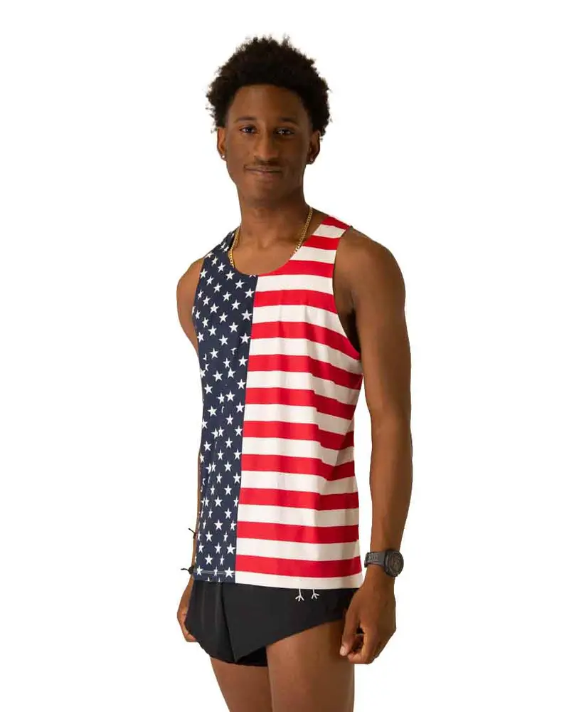 Men's Usa Performance Singlet 1