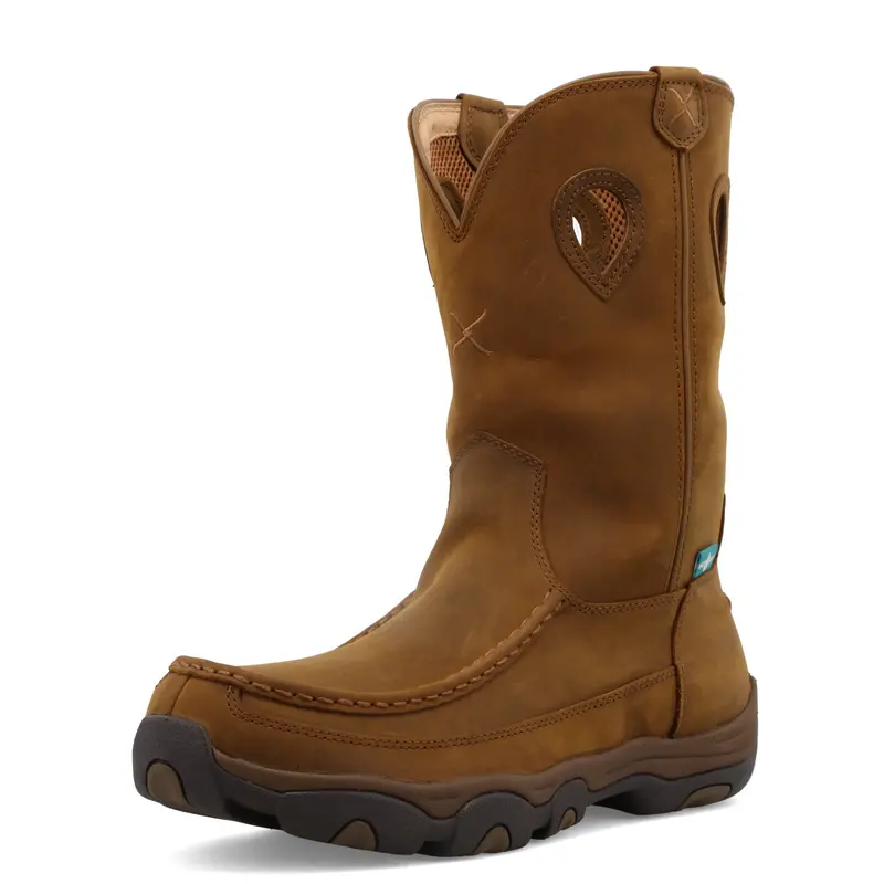 Mens Waterproof Distressed Saddle Tx Hiker Boot 2