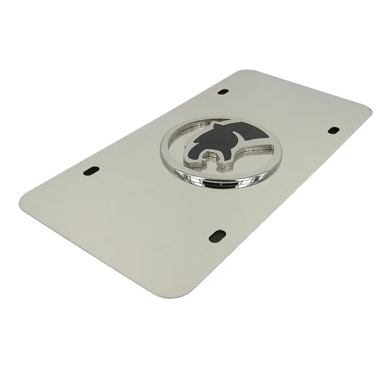 Mercury Cougar Logo License Plate (Chrome) 2