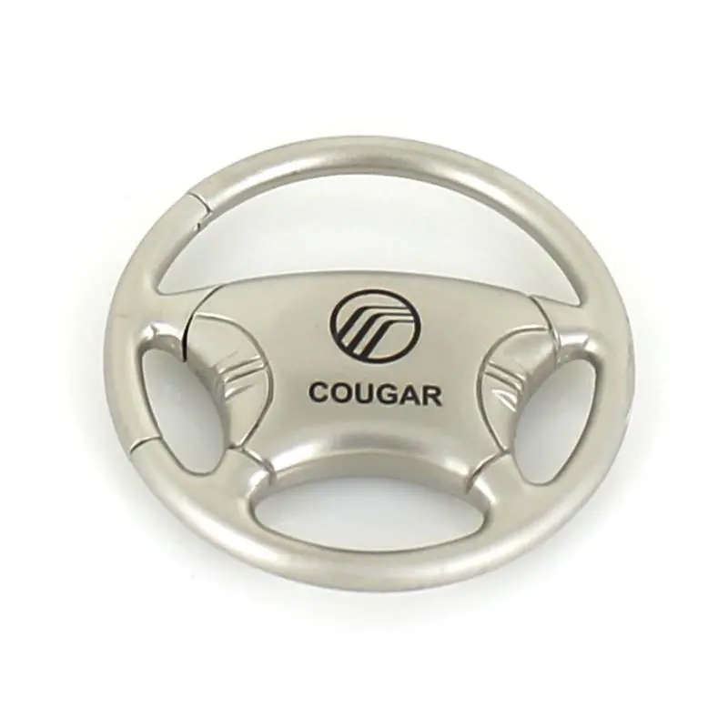 Mercury Cougar Steering Wheel Keychain (Chrome) 1