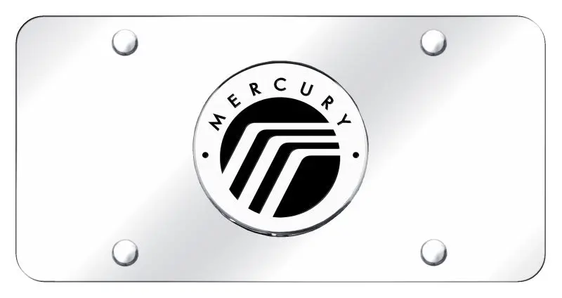 Mercury Logo License Plate (Chrome) 1