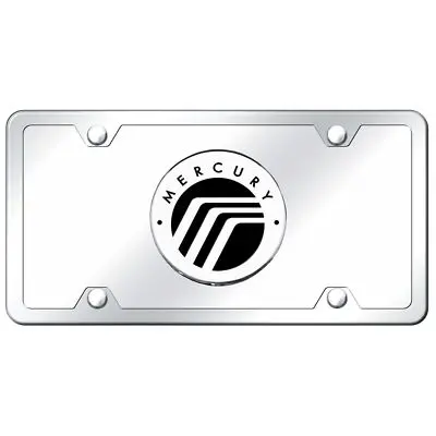 Mercury Logo License Plate Kit (Chrome On Mirrored) 1