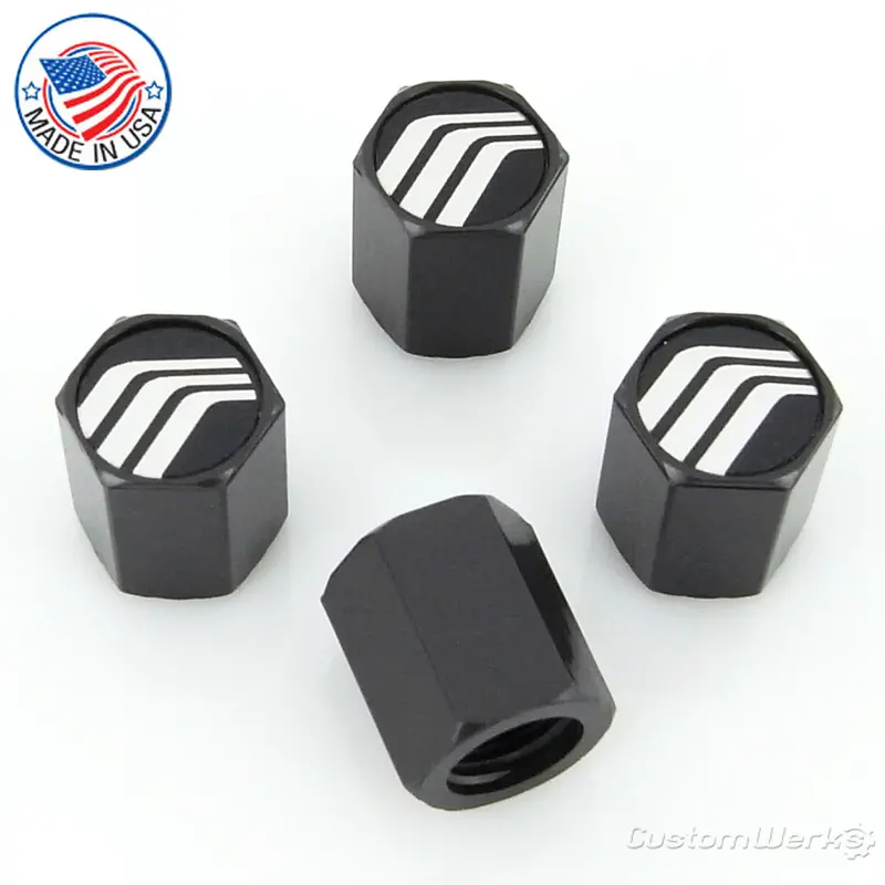 Mercury Logo Tire Stem Valve Caps 1