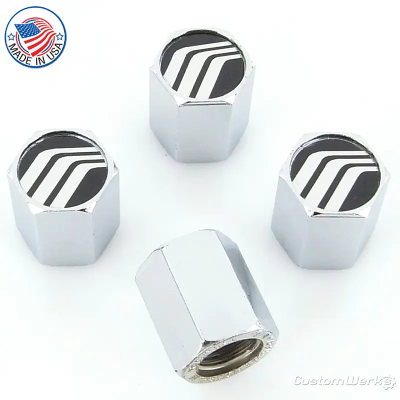 Mercury Logo Tire Stem Valve Caps 2