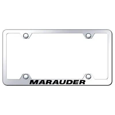 Mercury Marauder Laser Etched Logo Wide Body License Plate Frame (Chrome) 1