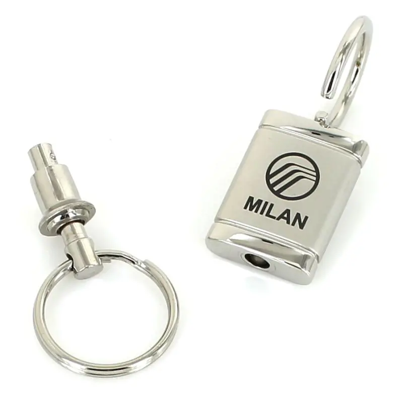 Mercury Milan Satin Valet Keychain (Chrome) 2