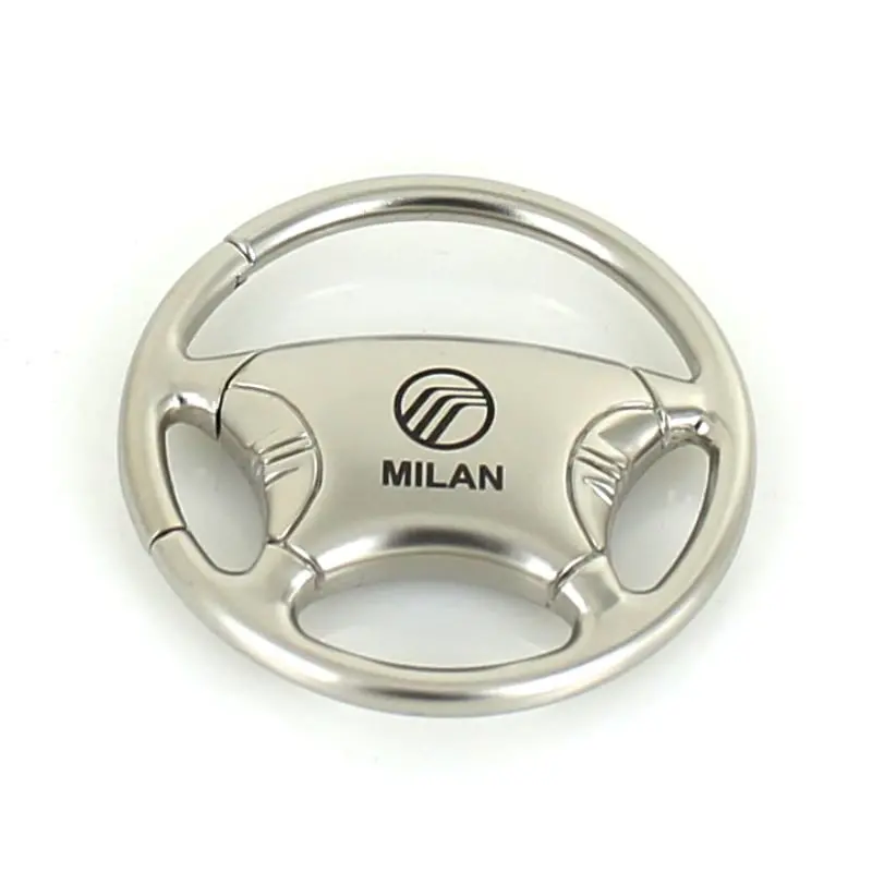 Mercury Milan Steering Wheel Keychain (Chrome) 1