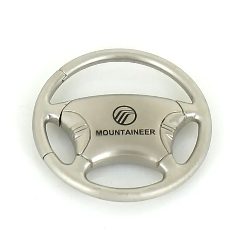Mercury Mountaineer Steering Wheel Keychain (Chrome) 1