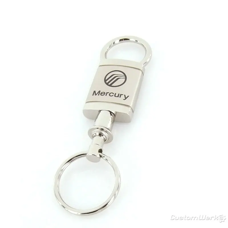 Mercury Satin Valet Keychain (Chrome) 1