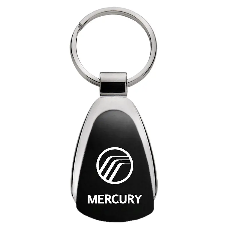 Mercury Tear Drop Key Ring (Black) 1
