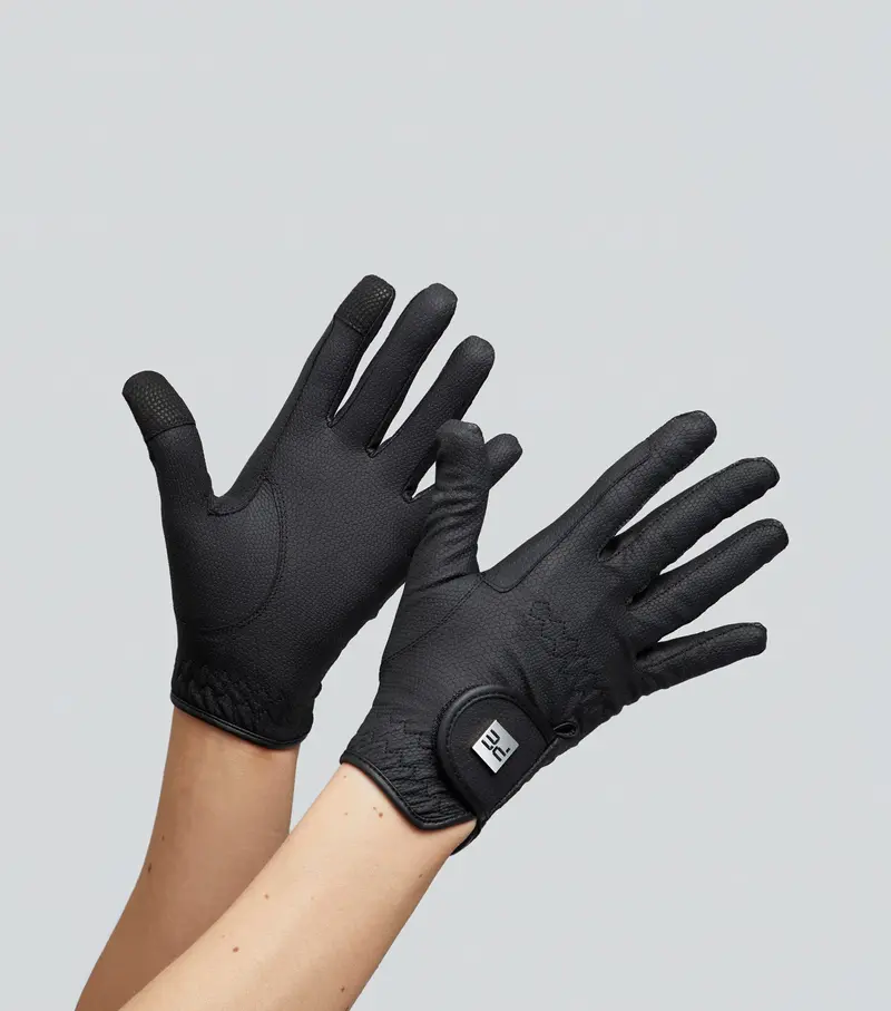 Metaro Junior Riding Gloves Black 1