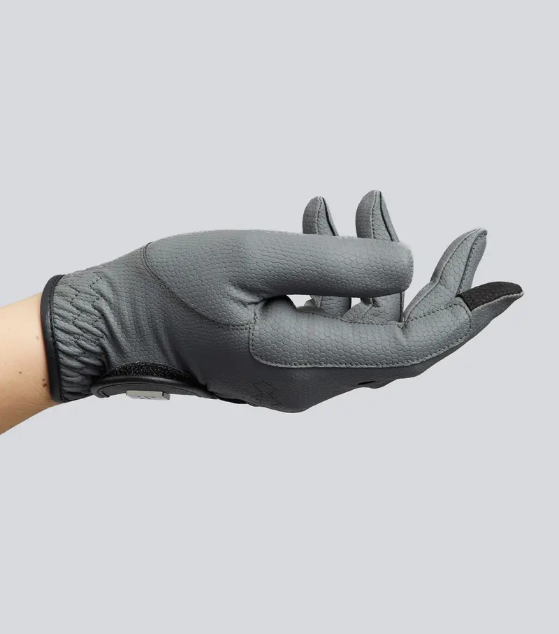 Metaro Ladies Riding Gloves Grey 4