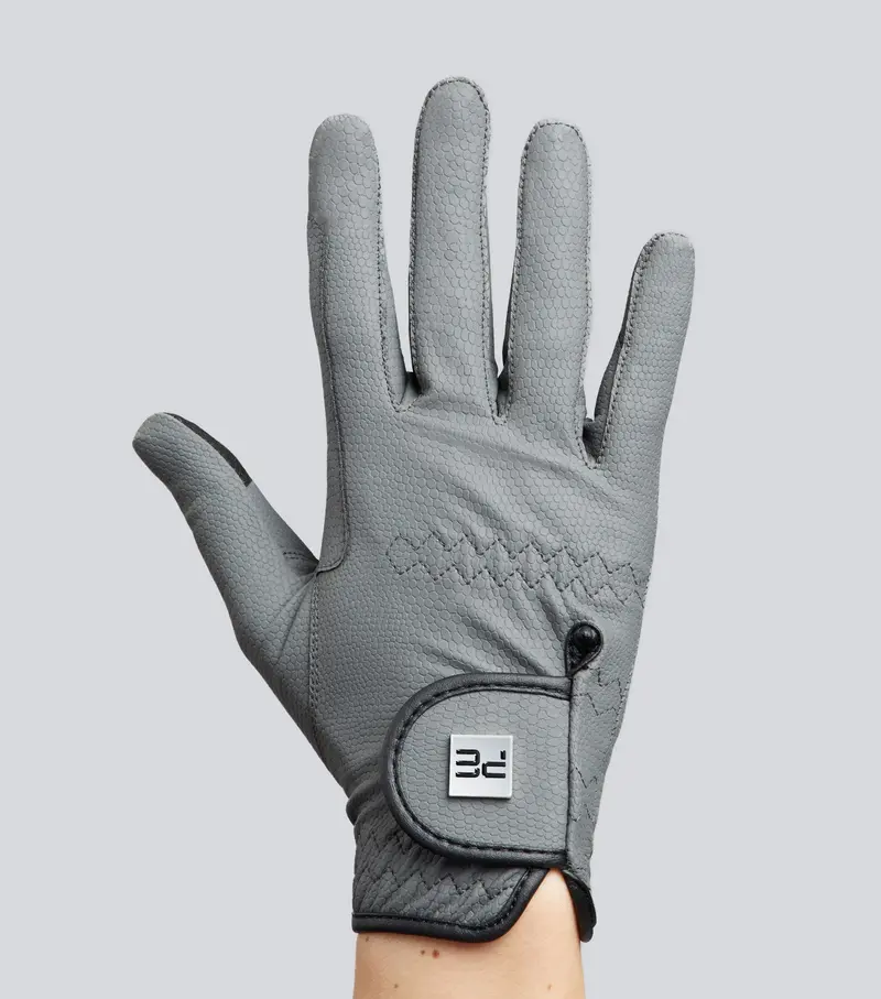 Metaro Ladies Riding Gloves Grey 5