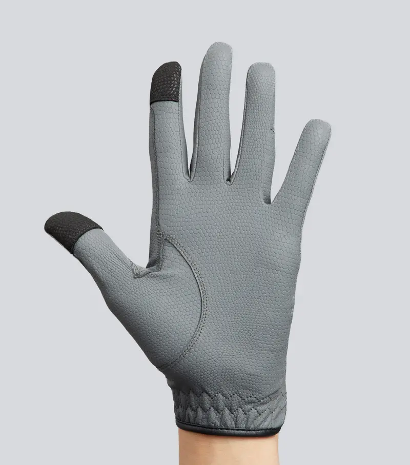 Metaro Ladies Riding Gloves Grey 6