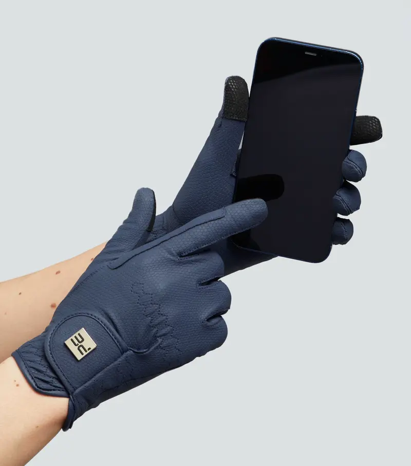 Metaro Ladies Riding Gloves Navy 2