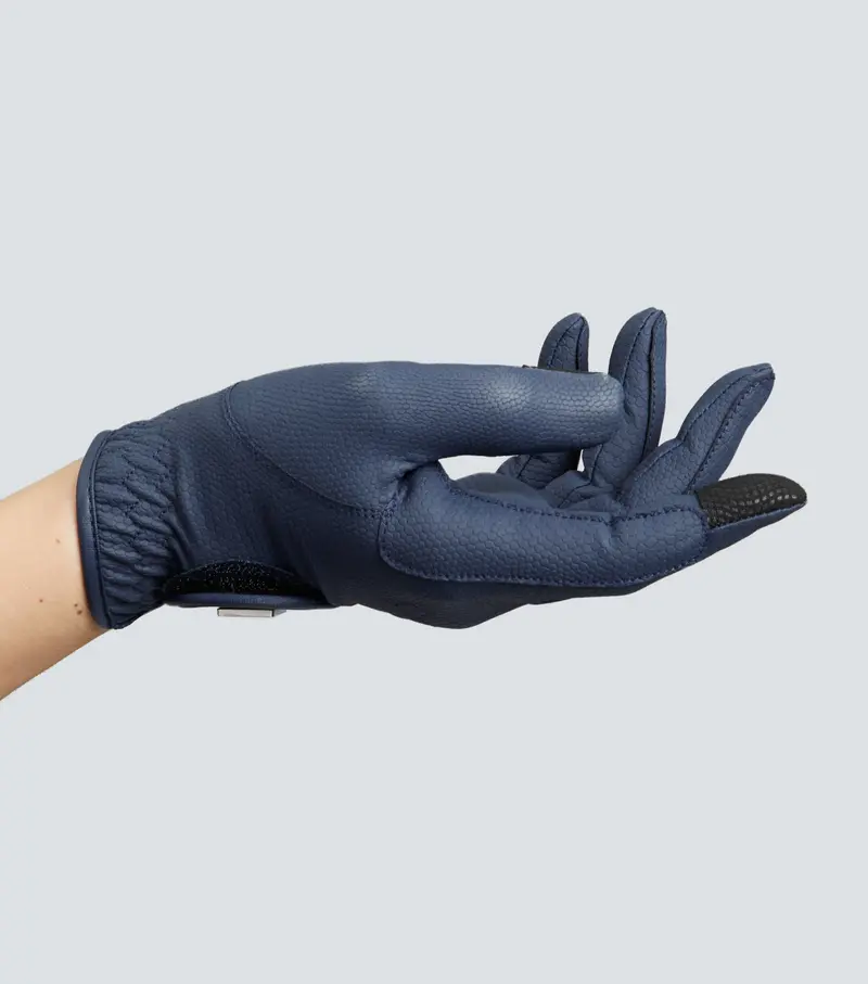 Metaro Ladies Riding Gloves Navy 4