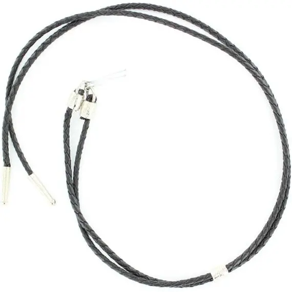 M&F Western Black Braided Vinyl Stampede String 1