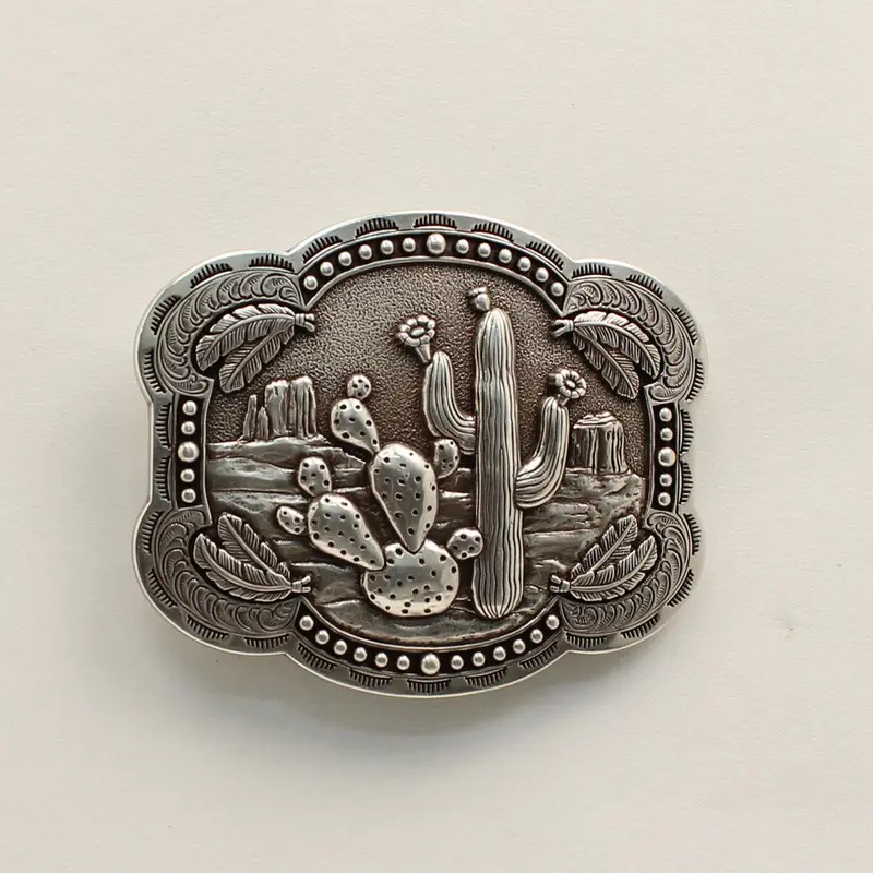 M&F Western Cactus Belt Buckle 1