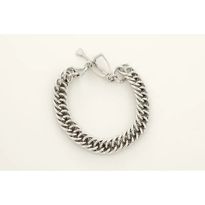 Michel Mcnabb Stirrup Crop Curb Chain Bracelet 1