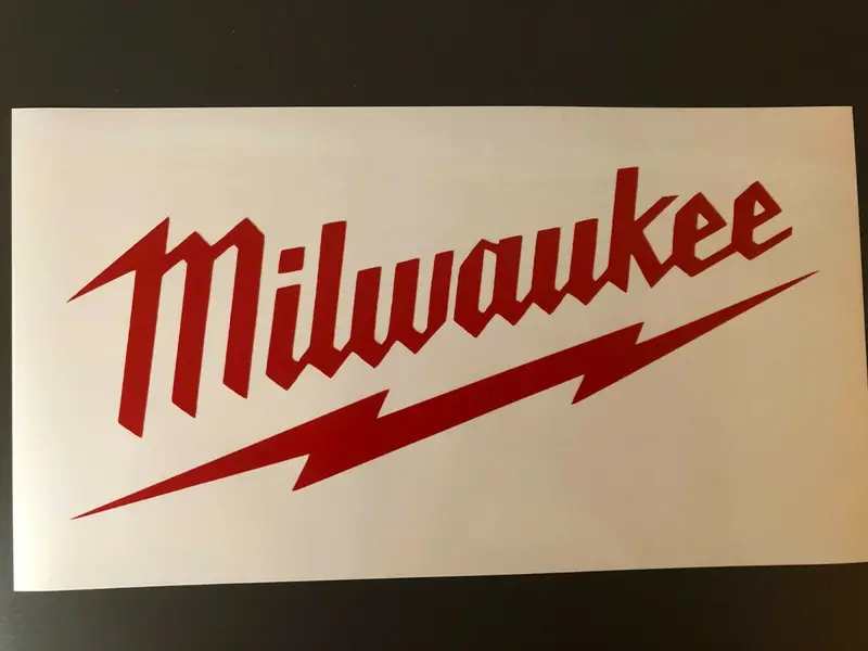 Milwaukee Tools Logo Vinyl Decal Sticker 6" 8" 12" 18" Or 24" M12 M18 Big 2