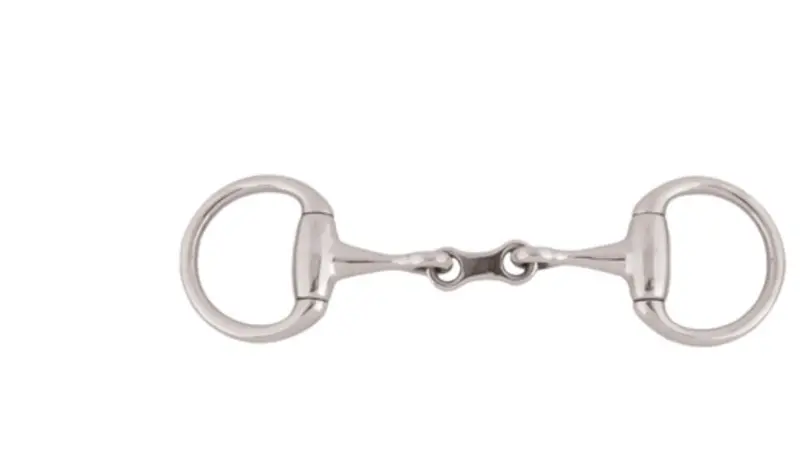 Mini French Link Eggbutt Snaffle Bit 3 3/4" 1
