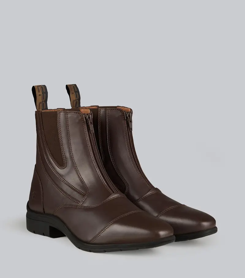 Mirano Leather Paddock Boots Brown 6
