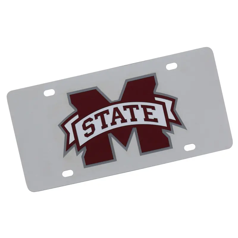 Mississipi State License Plate (Chrome) 1