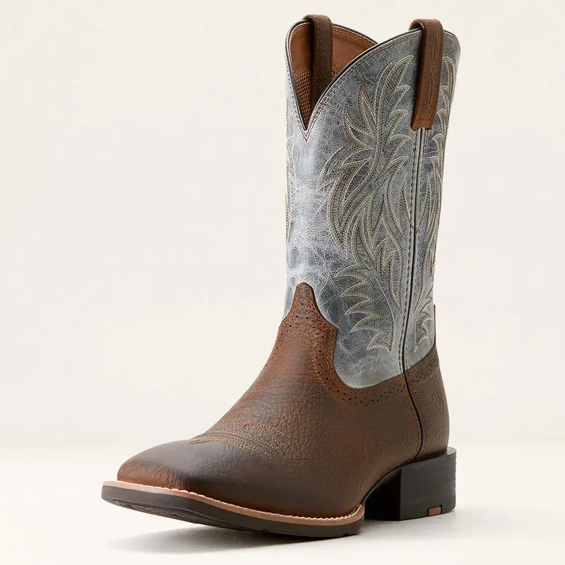 Mns Sport Western Wide Sq Toe Boot 1