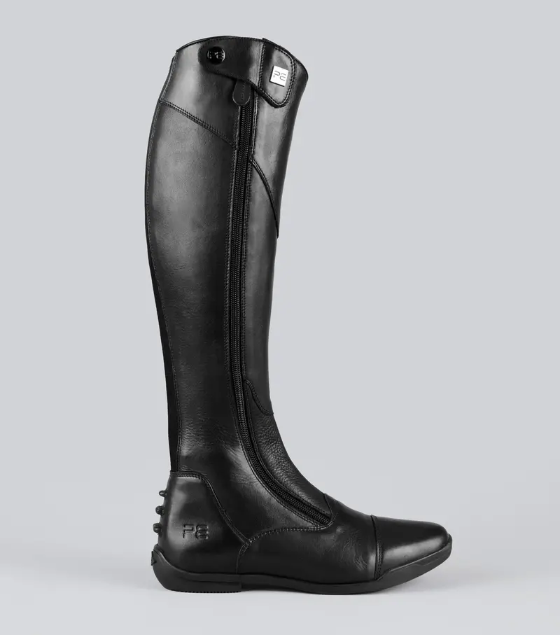 Modus Womens Leather Dress Tall Riding Boots Black 4