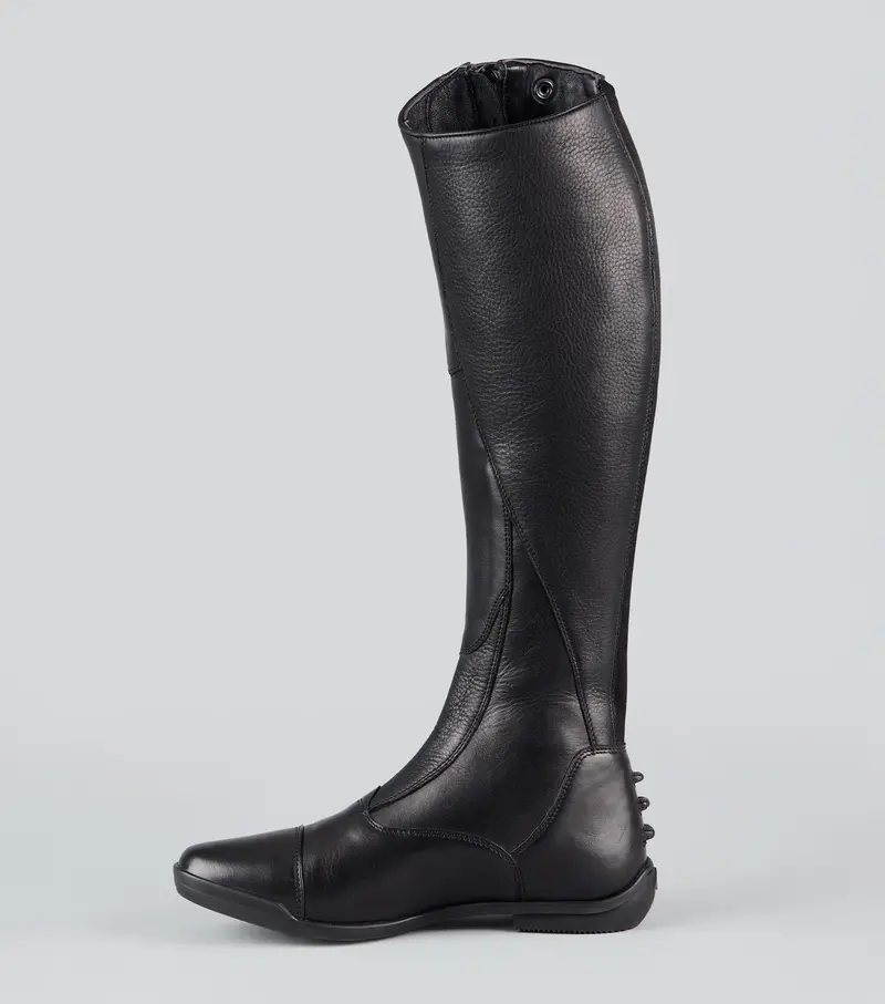 Modus Womens Leather Dress Tall Riding Boots Black 5