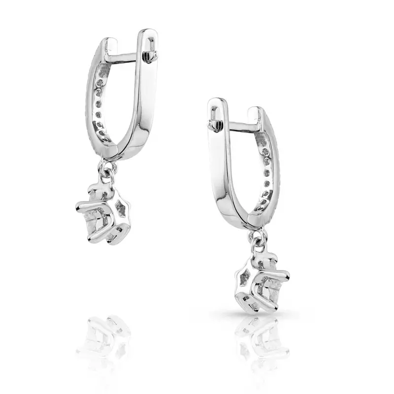 Montana Silversmiths Catch A Falling Star Crystal Earrings 1