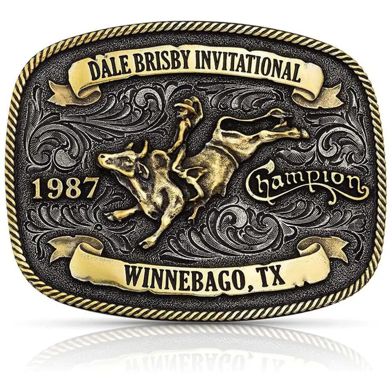 Montana Silversmiths Dale Brisby Invitational 1987 Trophy Buckle 1