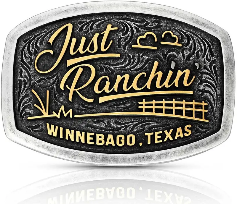 Montana Silversmiths Dale Brisby Texas Homestead Attitude Buckle 1
