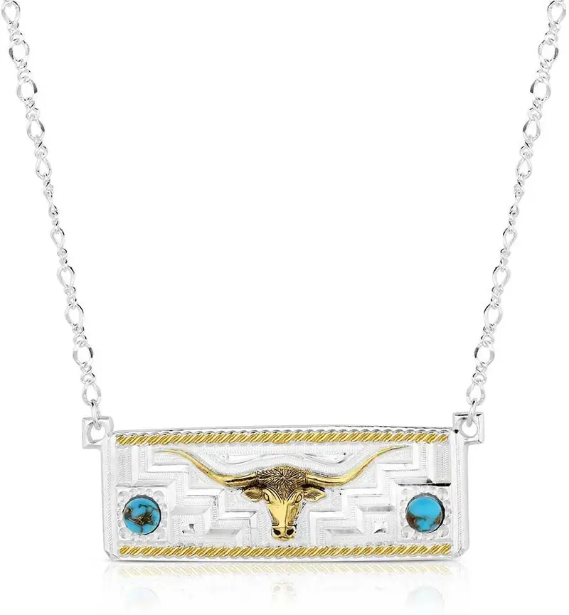 Montana Silversmiths Longhorn Trails Necklace 1