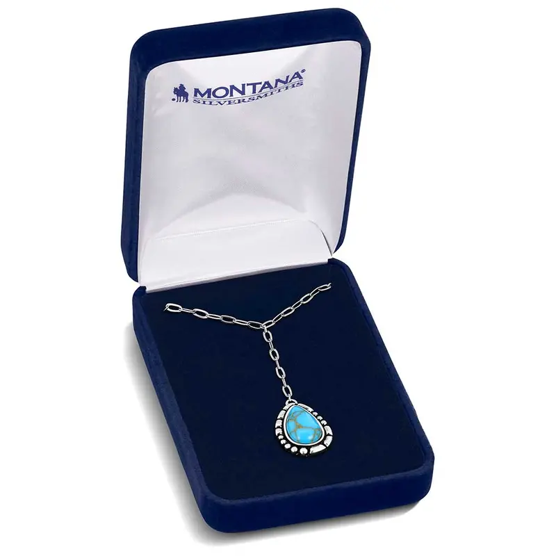 Montana Silversmiths Prickly Pear Turquoise Necklace 1