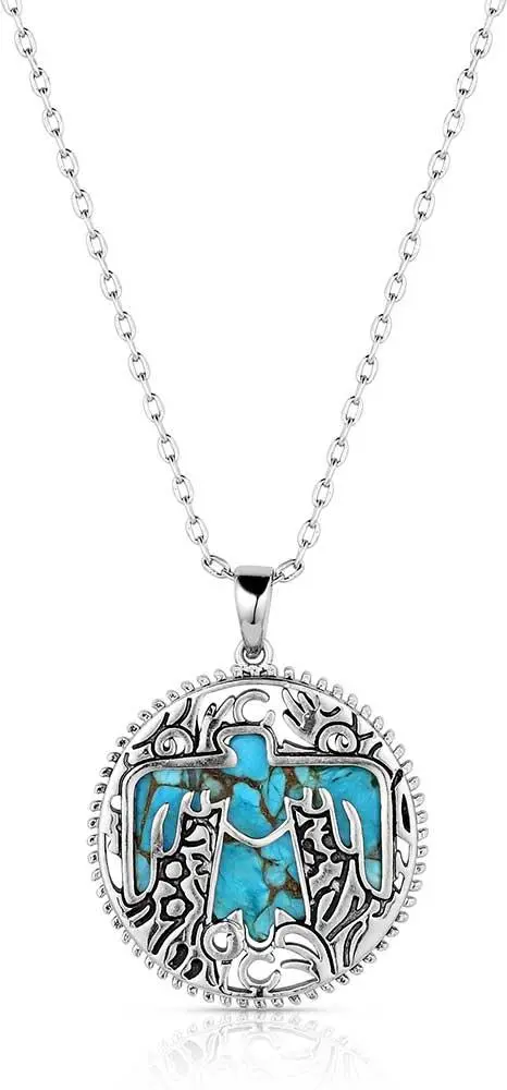Montana Silversmiths Strength Of The Tunderbird Necklace 1
