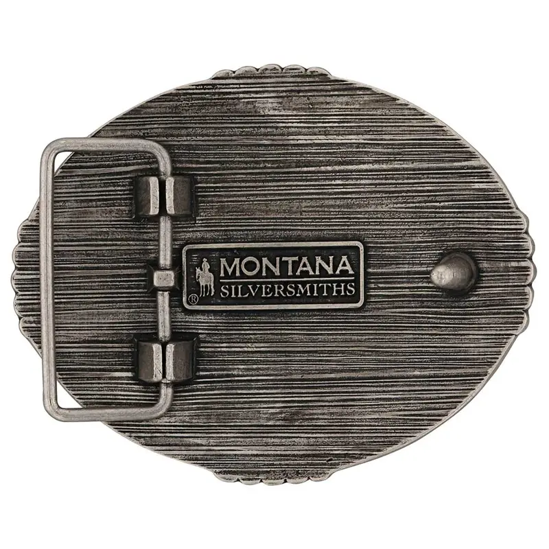 Montana Silversmiths Sunrise Bronc Attitude Belt Buckle 2