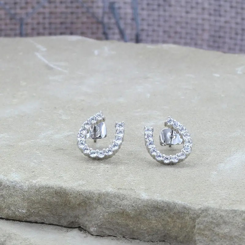 Montana Silversmiths Tiny Rider Post Earrings 1