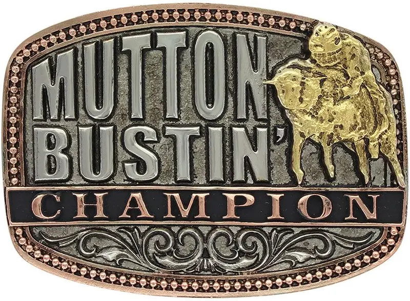 Montana Silversmiths Youth Mutton Bustin Champion Attitude Buckle 1