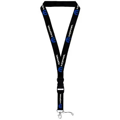 Mopar Lanyard (Blue On Black) 1