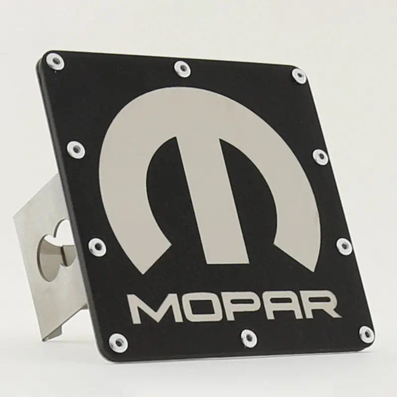 Mopar Tow Hitch Cover Rugged (Matte Black) 1
