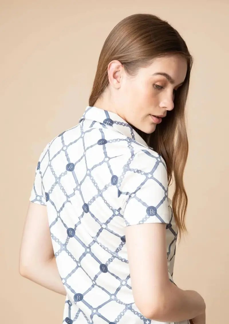 Mulberry Polo-Shirt | Short Sleeve | Beltina Print | 4